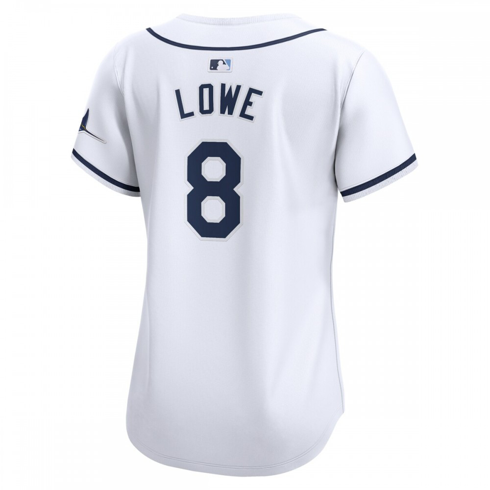 Brandon Lowe Tampa Bay Rays Women's Home Limited Player Jersey - White-Pro Kit Vault | Brand New 26/27 Sports Jerseys